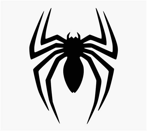 White spiderman logo